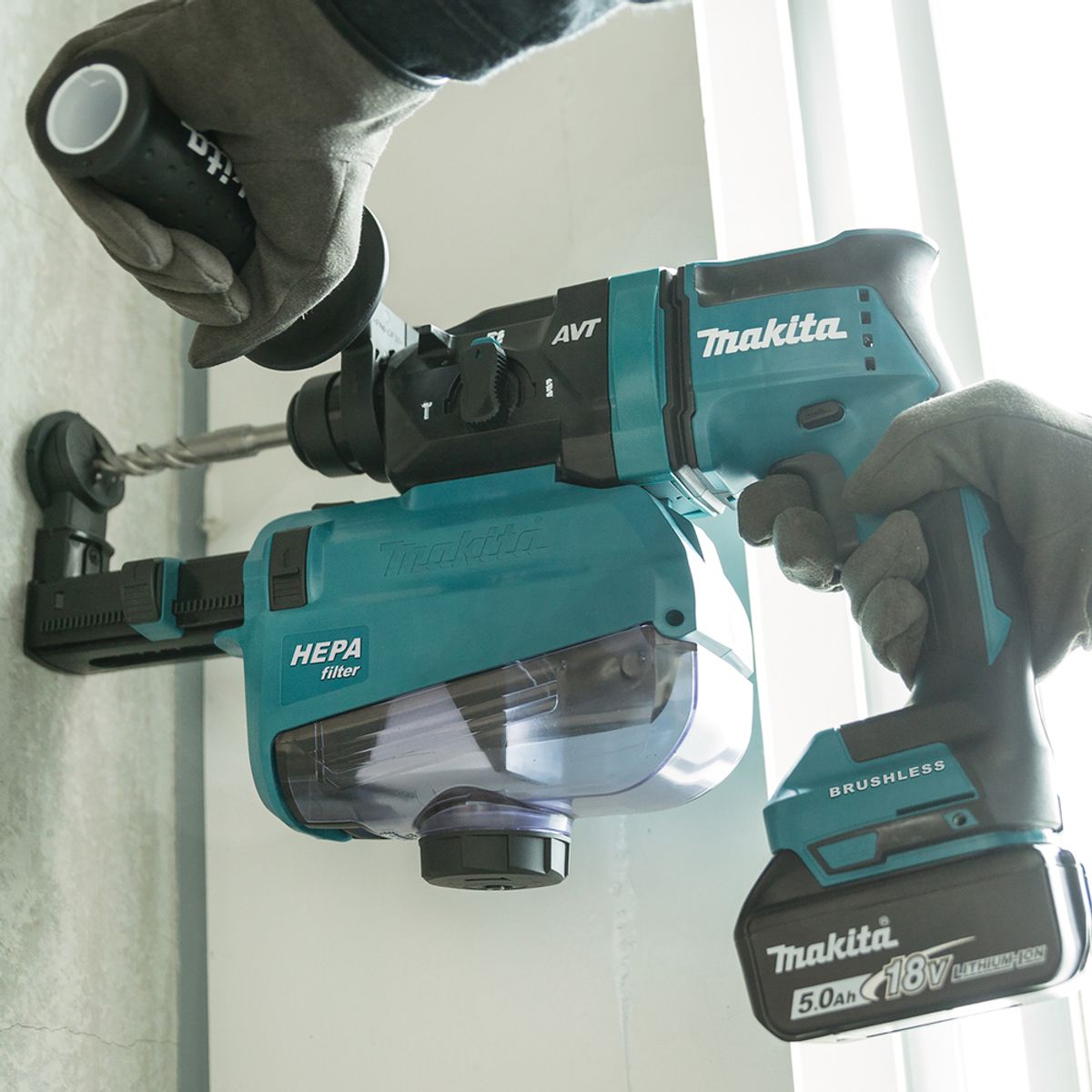 Makita Kombihammer 18V LXT ® SDS-Plus DHR182T
