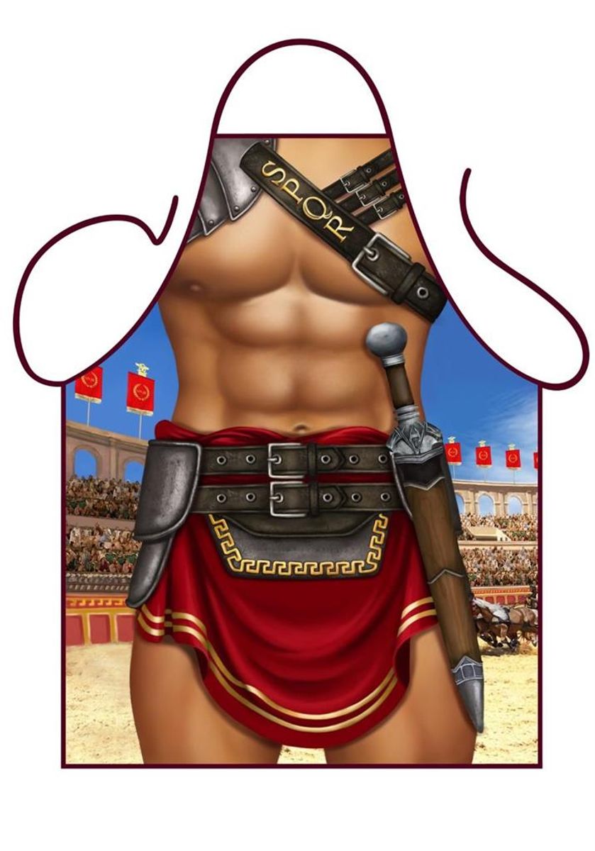 Grillforkle Med Gladiatormotiv
