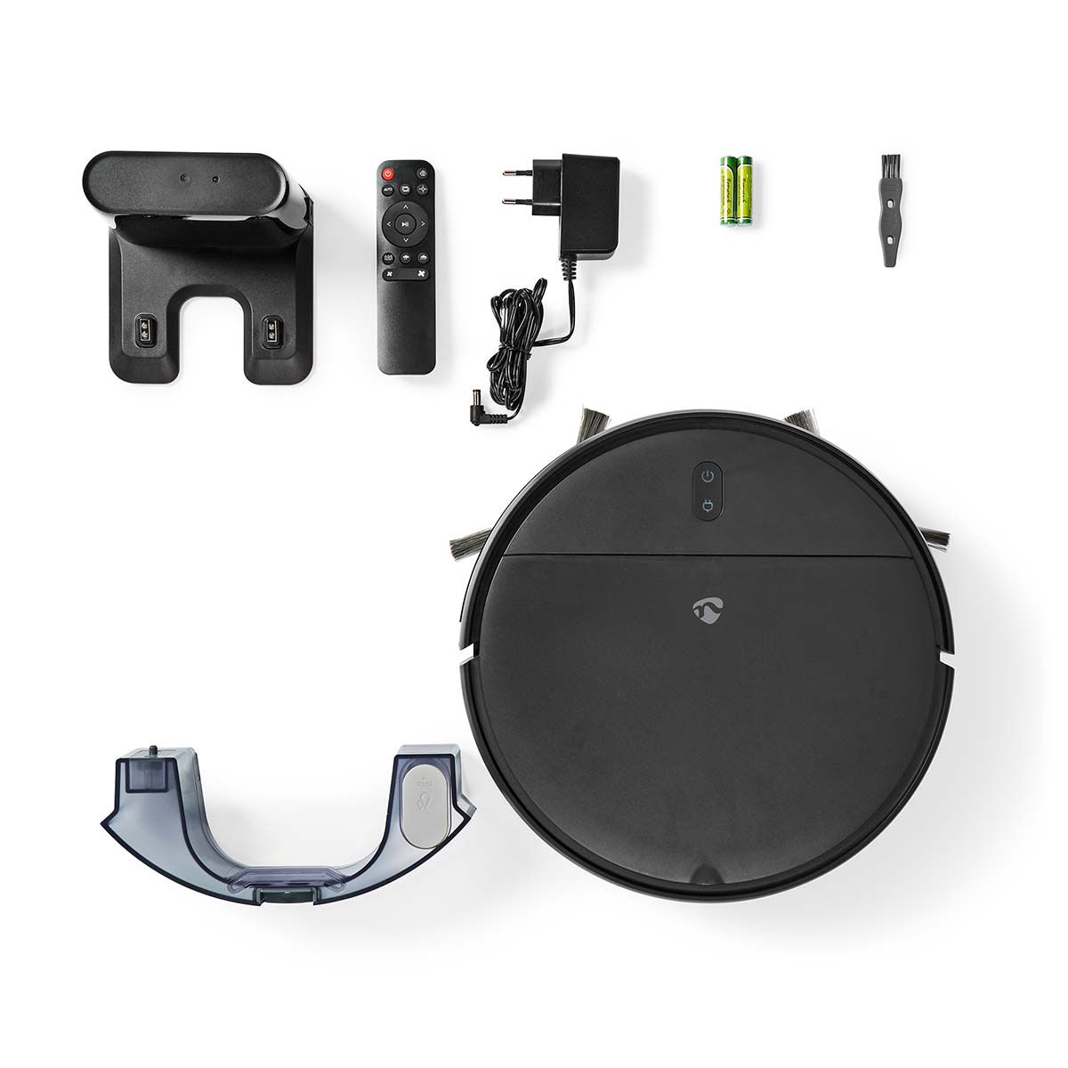 Robotstøvsuger - 3 i - 0,2 Liter kapasitet - En som Holder Hjemmet pent og rent - Nedis