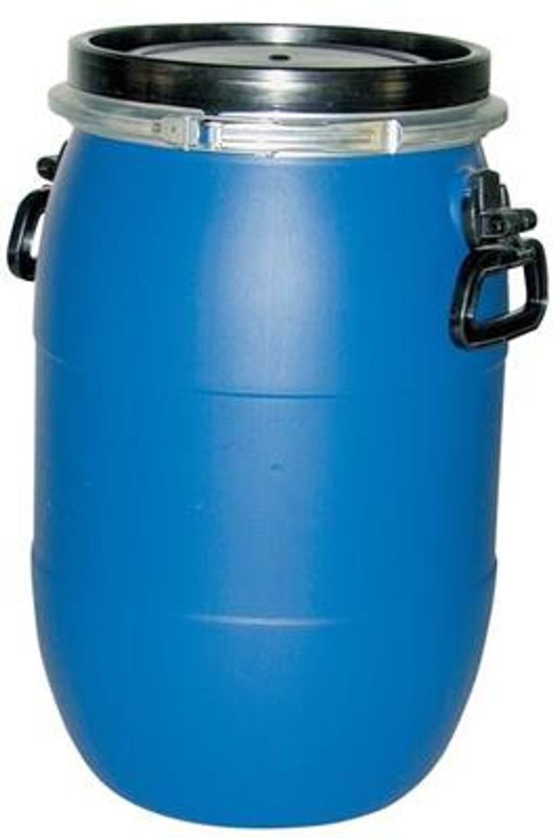 Tønne med Lokk - 30 Liter - Bærehåndtak