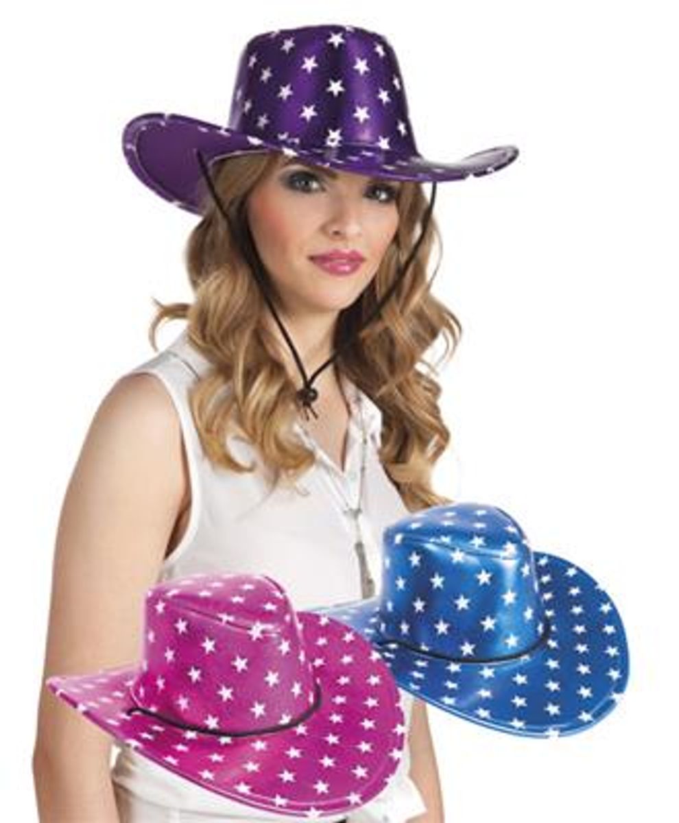 Hatt med stjerner - Lilla