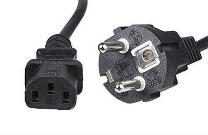 Hovedbilde Apparatkabel + C-13 - 1,8 Meter Svart
