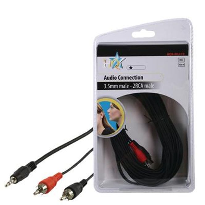 Hovedbilde Stereo Audio Cable 3.5 mm Male - 2x RCA Male 10 ...