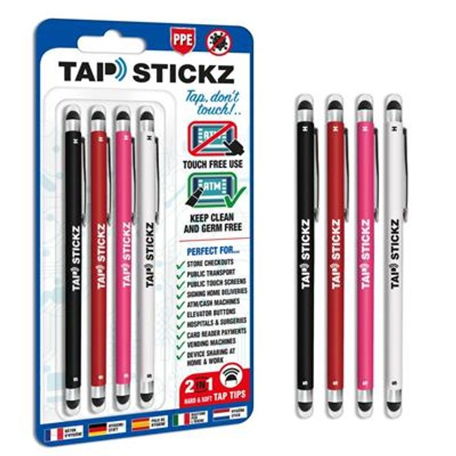 Hovedbilde Touch Penn - Tap-Stick - Berøringspenn 4 stk i ...