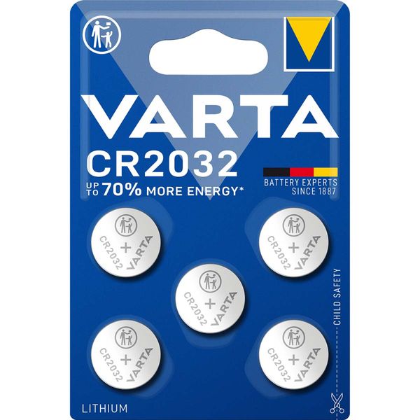 Hovedbilde Knappcelle - Litiumbatteri CR2032 Varta Long Life ...