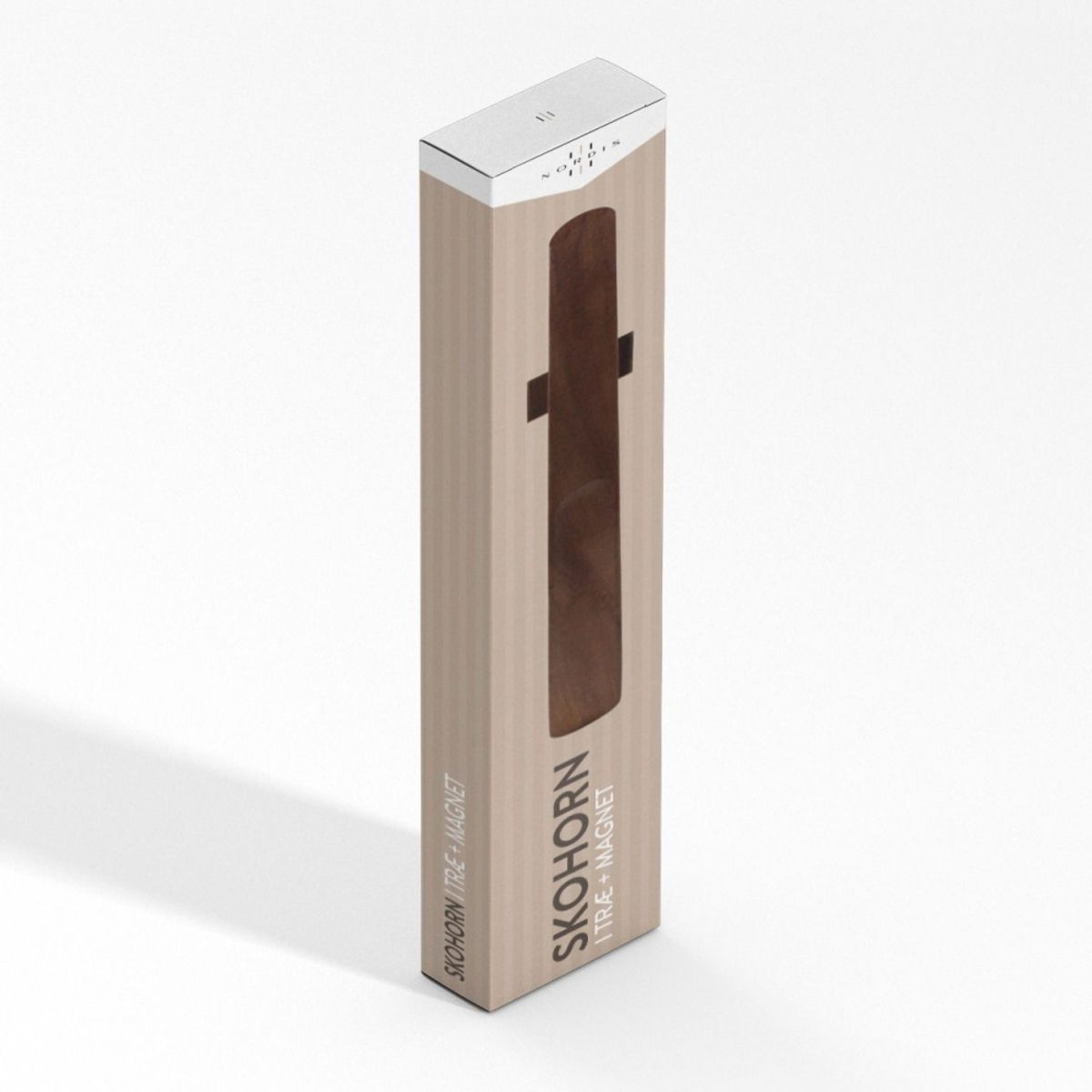 Skohorn i Tre med Magnetholder 55cm
