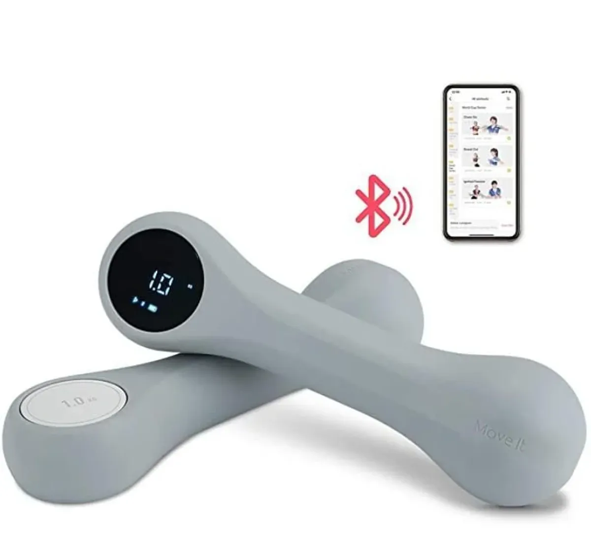 Håndvekt - Smart Dumbbell 2 x 1 kg - Move-It