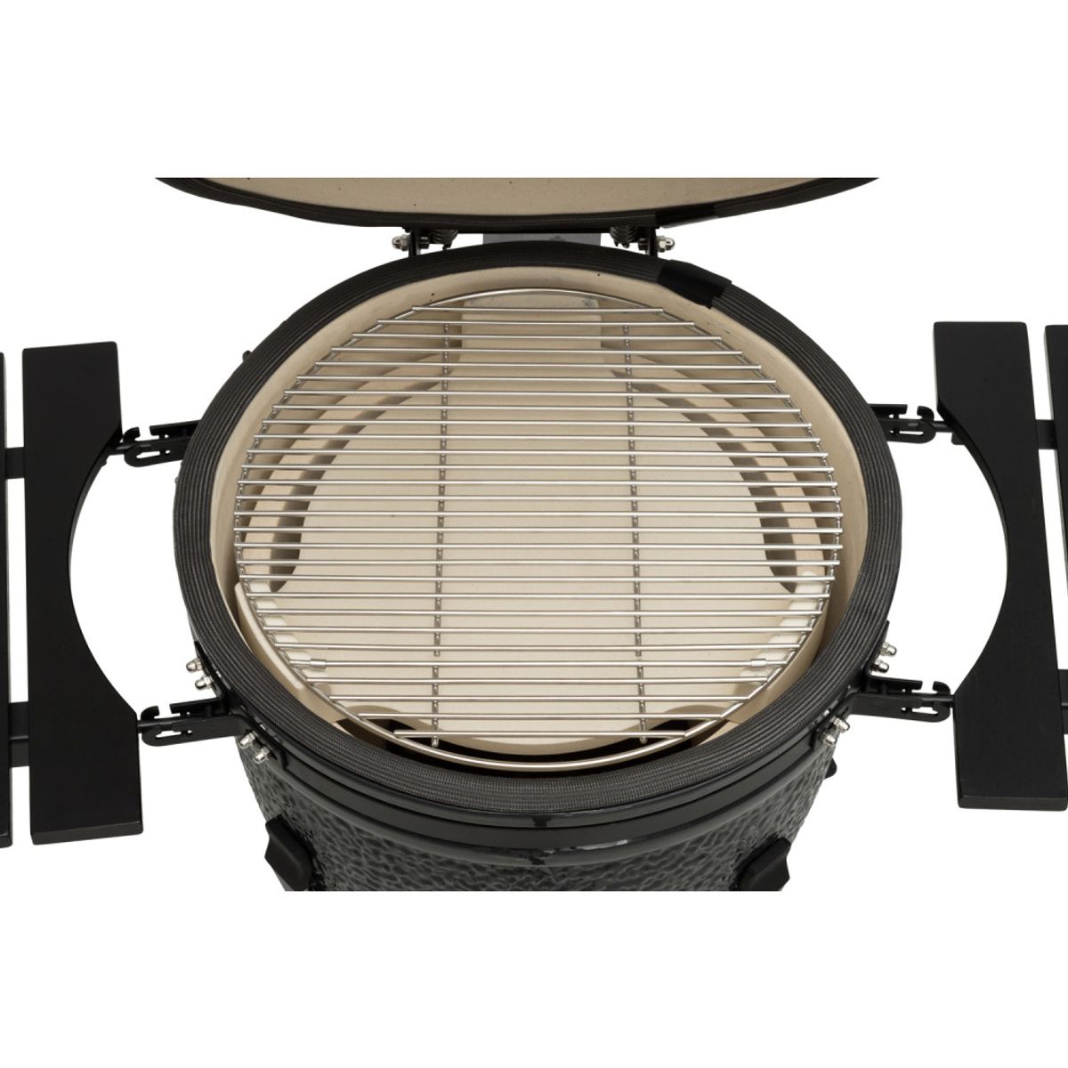 Kamado Large Keramisk Kullgrill, Ovn & Røykovn - Mustang