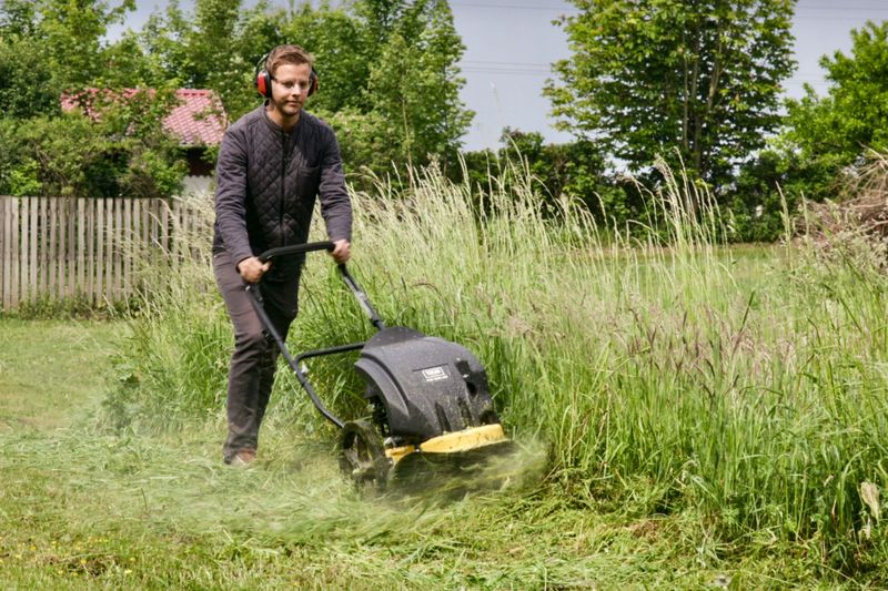 Bensindrevet Gresstrimmer på hjul 4-takt 173cc (60 cm klippebredde) Texas Pro Trim 600 90061101