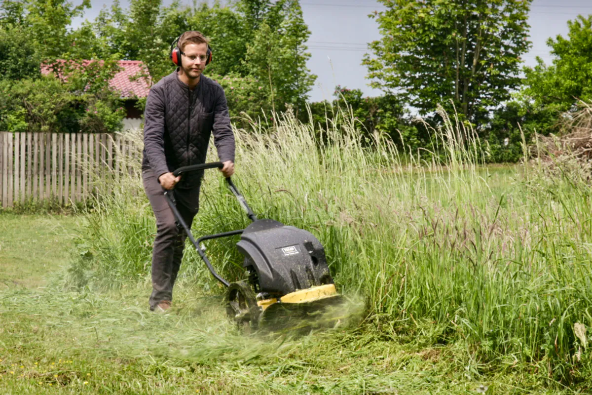 Bensindrevet Gresstrimmer på hjul 4-takt 173cc (60 cm klippebredde) Texas Pro Trim 600 90061101
