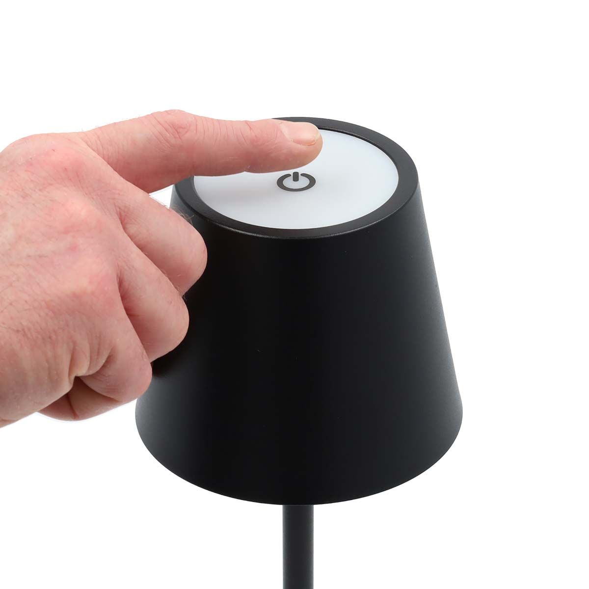 Oppladbar Lampe for Både Inne og Utebruk 150lm - Svart