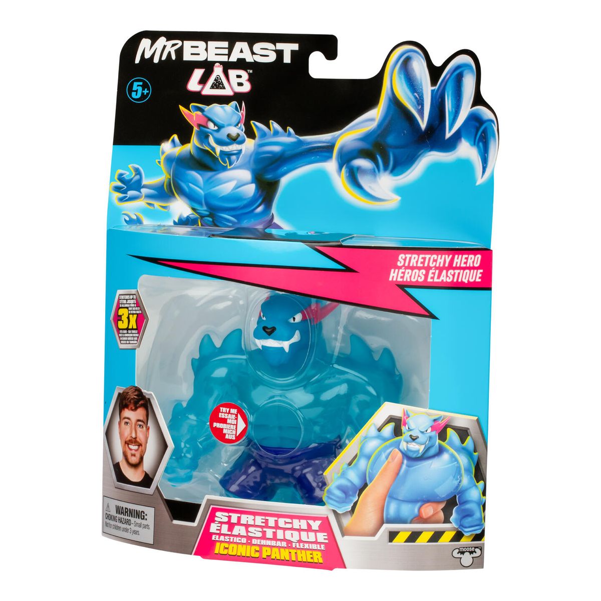 Mr Beast Lab Strech Hero Figur - Mr Beast Goo Jit Zu
