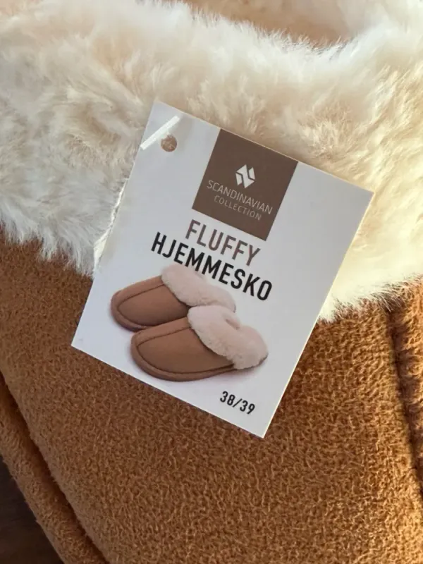 Fluffy Hjemmesko - Scandinavian Collection