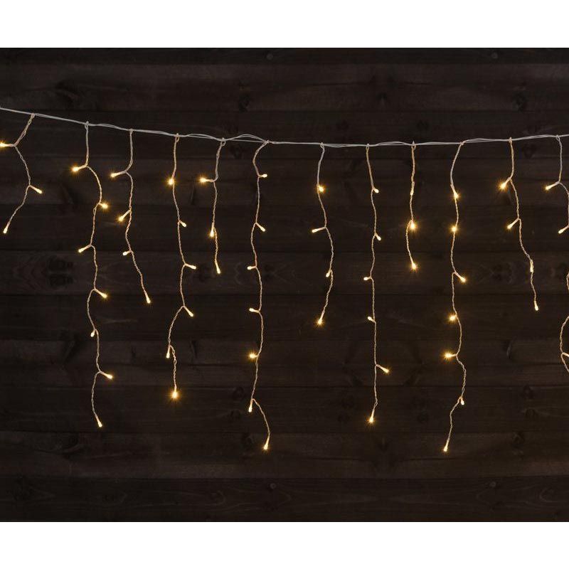Lyslenke Istapper 1000 LED Varmhvit – 20 m Utendørs Julelys (230V Nettdrift)