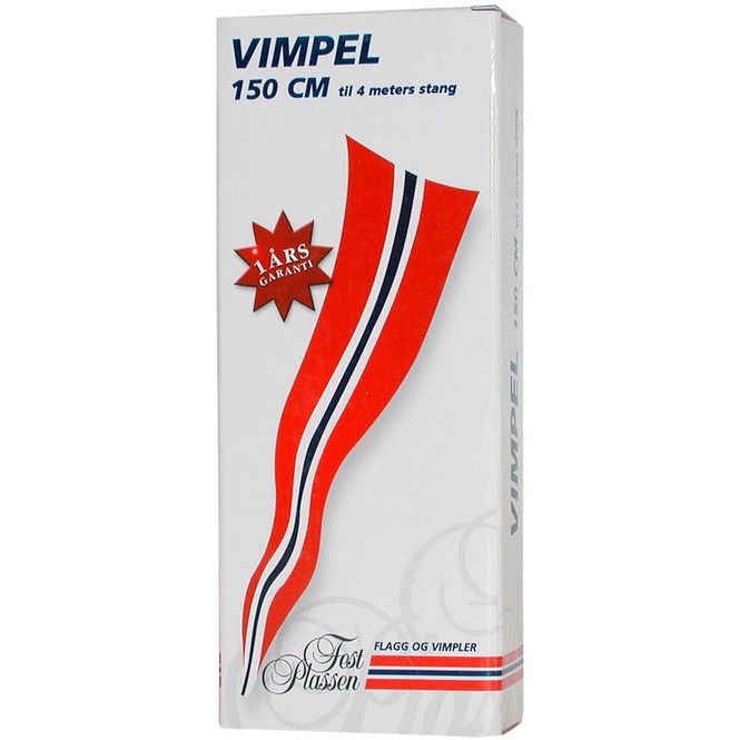 Hovedbilde Flagg Vimpel 100cm - 3 Meter Stang
