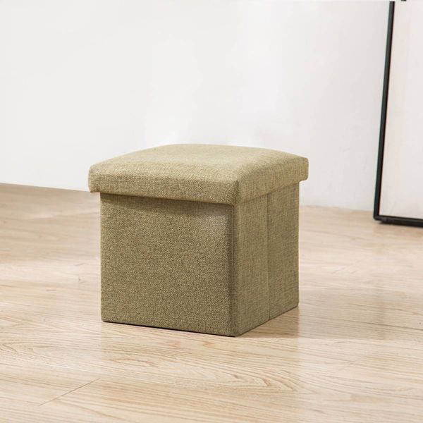 Hovedbilde Puff med Oppbevaringsrom - Sammenleggbar - Grønn- ...