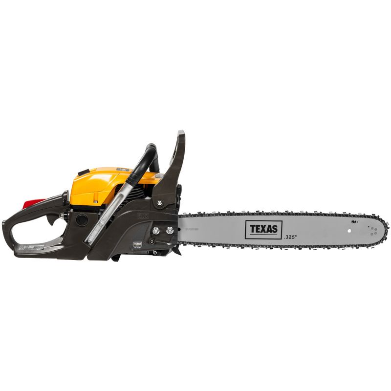 Kraftig bensindrevet motorsag - 2-takts 56cc - 50 cm sverd - Texas TS5620