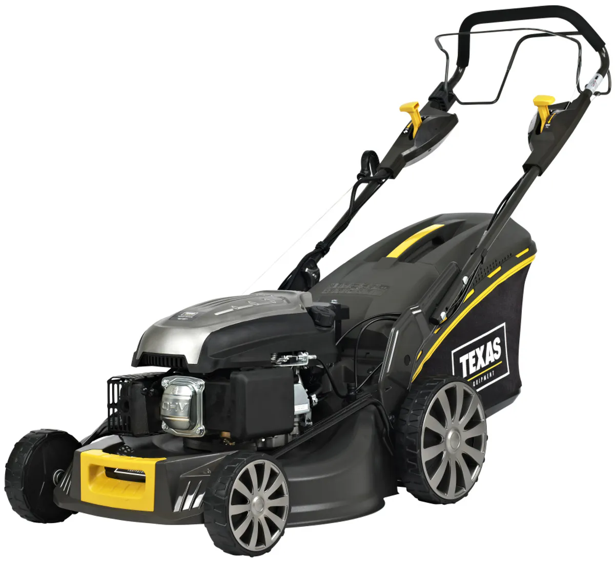 Bensindrevet gressklipper - el-start og selvdrift 48 cm klippebredde – Texas Premium 4850TR/W 90066555E
