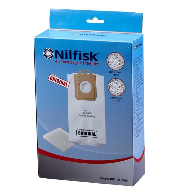 Hovedbilde Nilfisk støvsugerposer Select, Power - 4 stk + ...