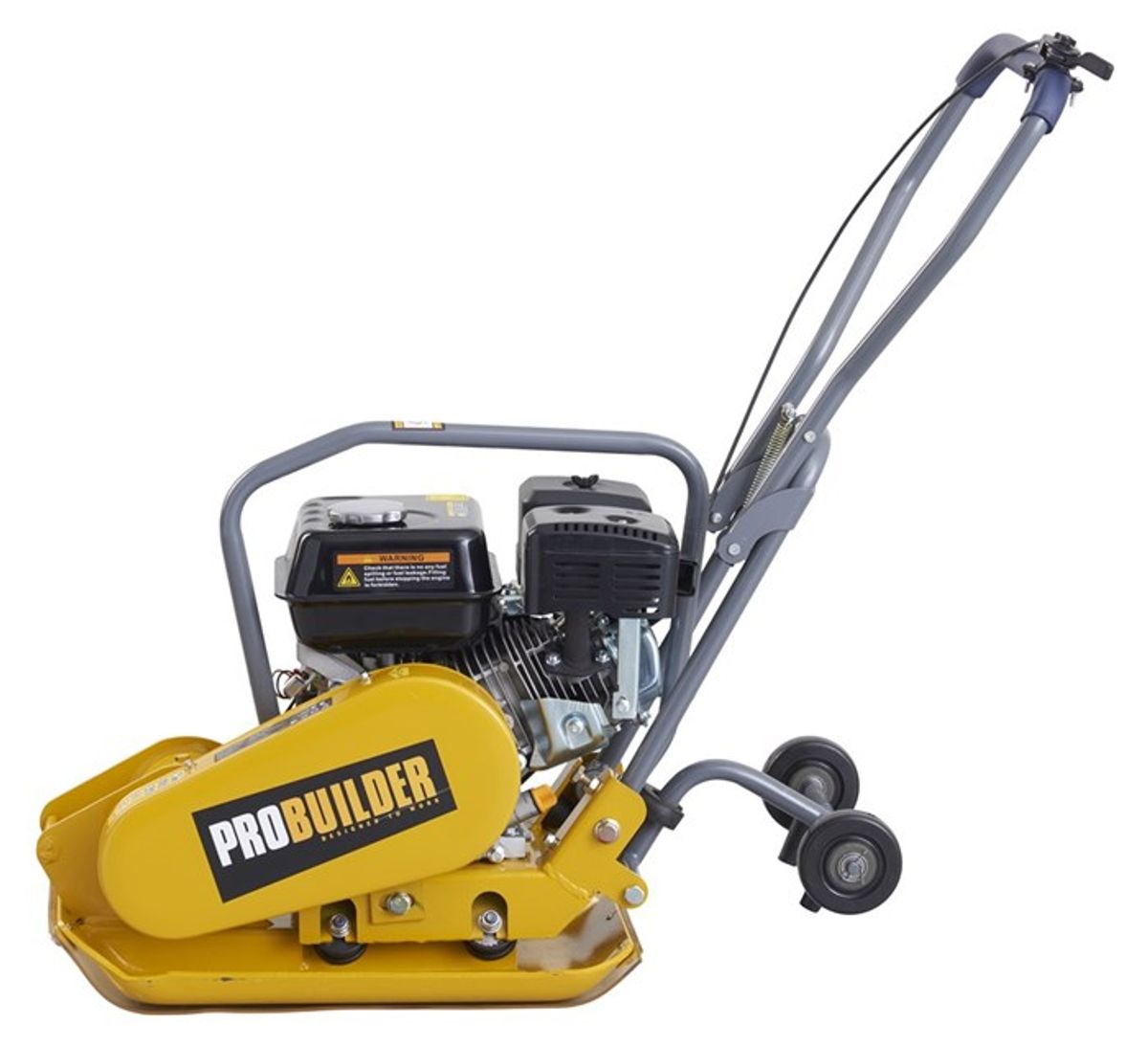 Platevibrator - Bensindrevet Hoppetusse - 6,5HK - Slagkraft 1210kg - Probuilder