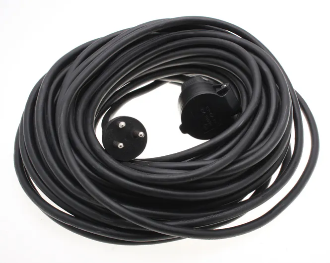 Hovedbilde Texas forlengerledning 20m med jord 90051004