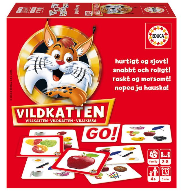 Hovedbilde Villkatten GO Kortspill - Villkatten Reiseutgave