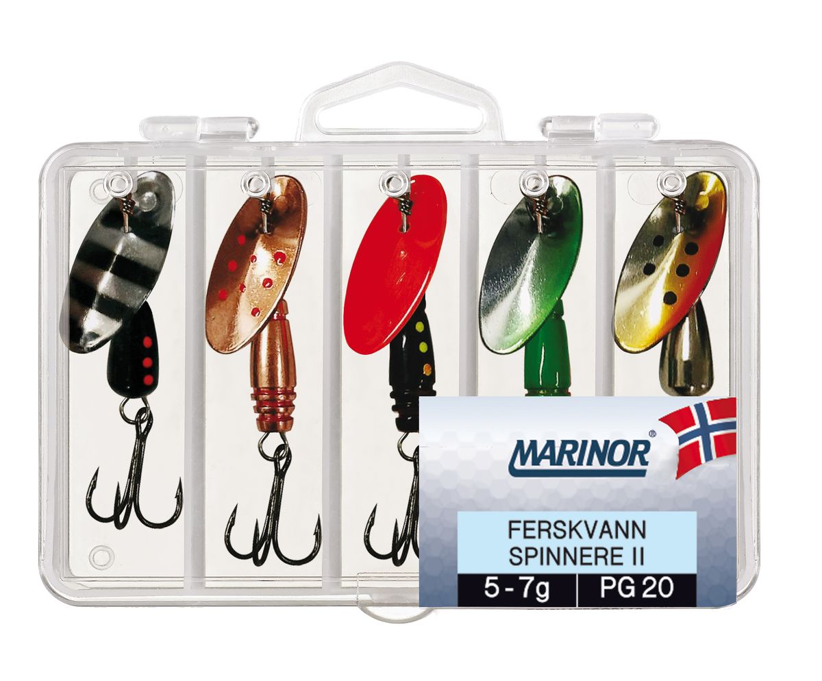 Spinner - Spinnersett Feskvann II -  5-pk