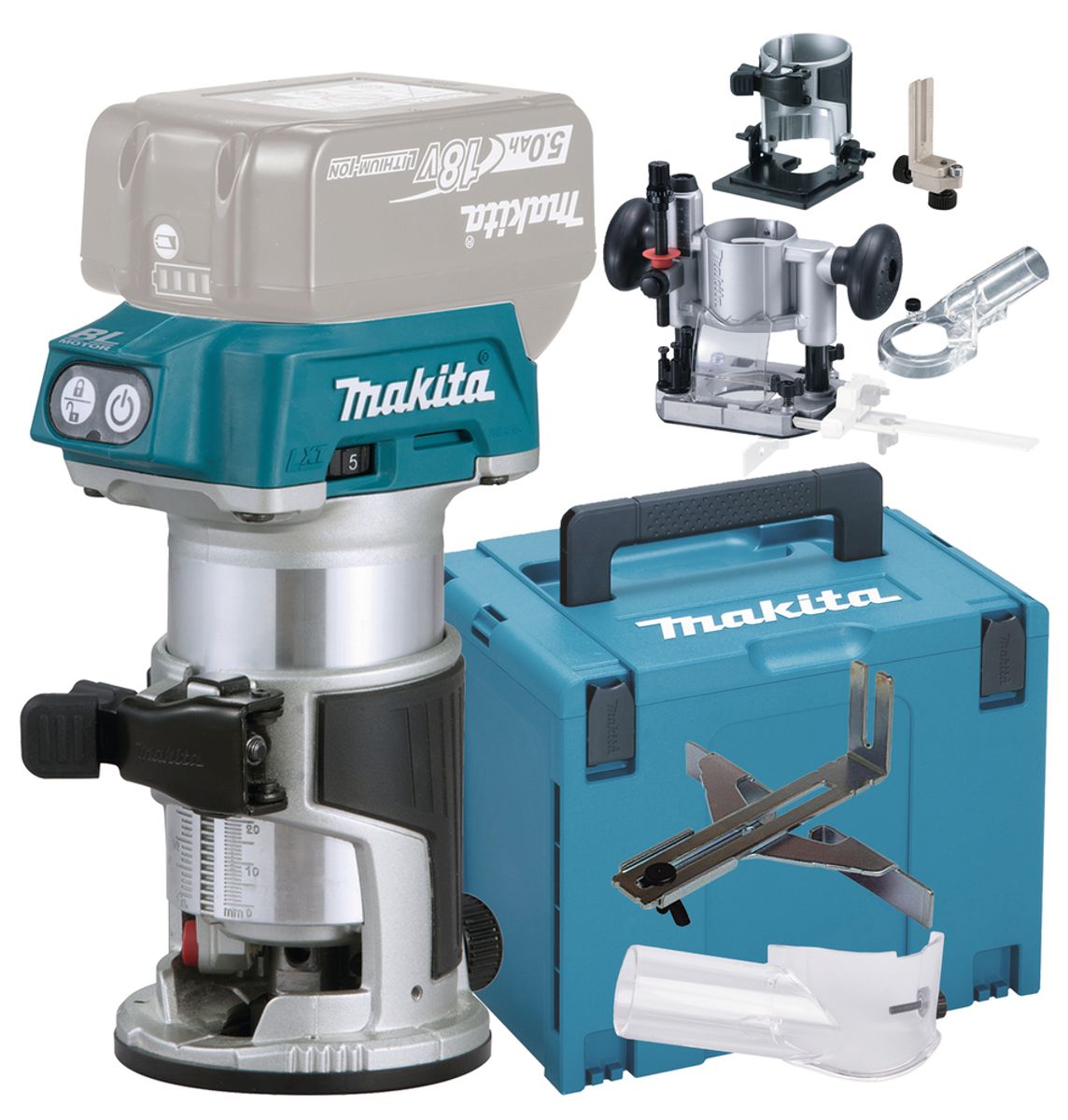 Makita Overfres 18V LXT ® 6/8mm DRT50ZJX5