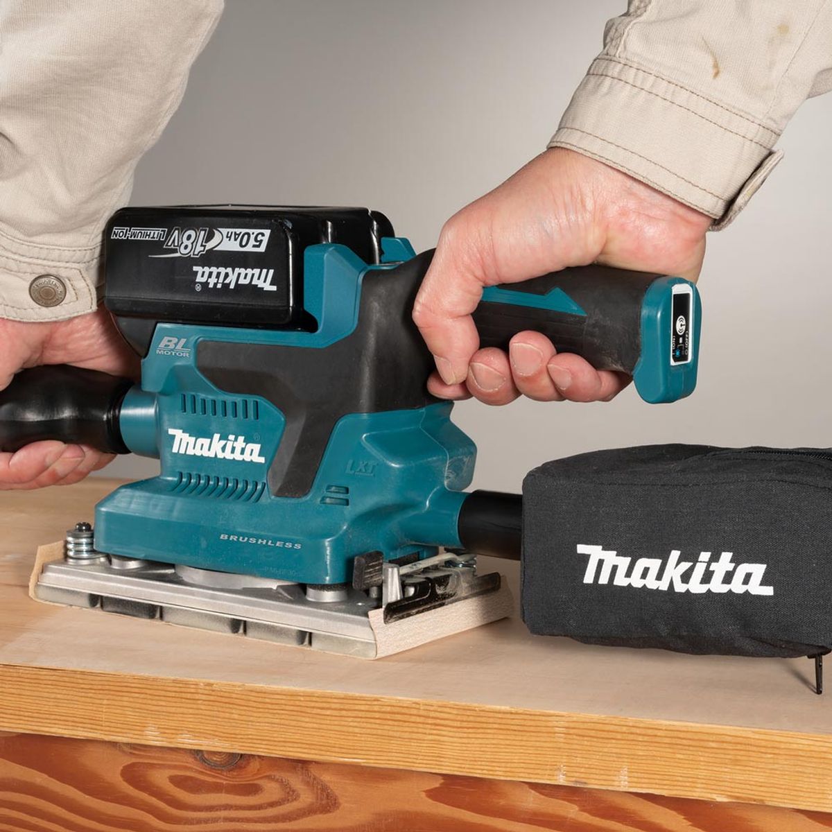 Makita Plansliper 18V LXT ® 93x185mm DBO381ZU