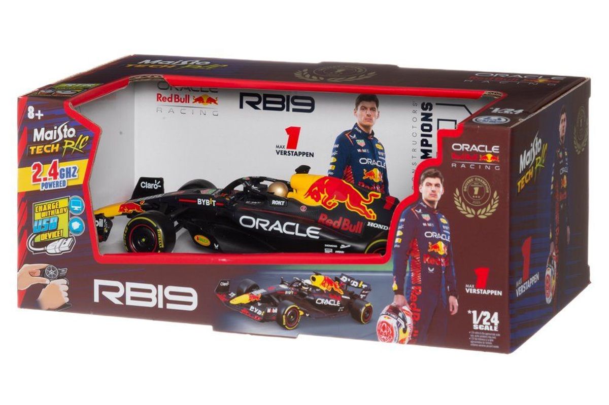 Fjernstyrt Formel 1 Bil - F1 Oracle Red Bull racing RB19- 2.4 GHz 1 Max Verstappen Car