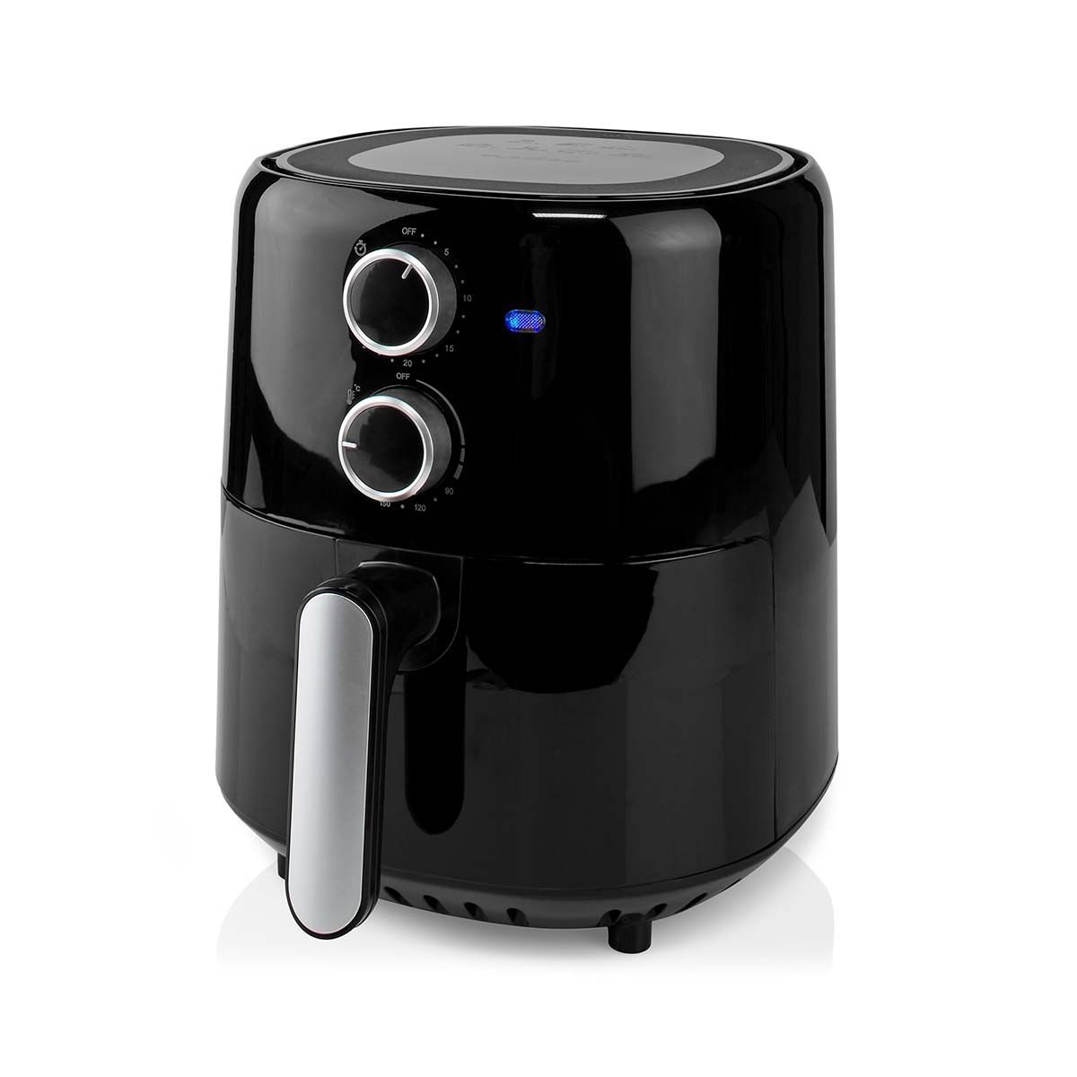 Air Fryer, 3 Liter, 30 min timer - Sort - Nedis