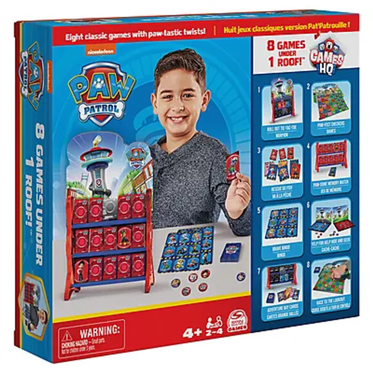 Paw Patrol 8 i 1 HQ Spil - Barnespill fra 4 år