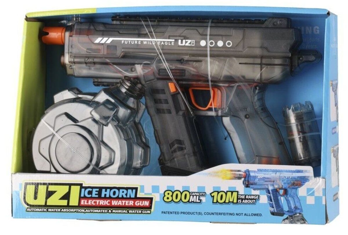 Batteridrevet Vannpistol med Led-Lys - Oppladbart Batteri