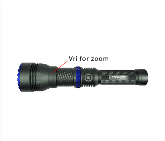 Hovedbilde Lommelykt 900 meter Lyslengde 1000 Lumen, ...