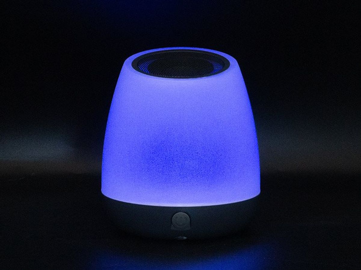 Bluetooth Høyttaler med LED-Lys - Oppladbar med Fargeskiftende Led-Lys