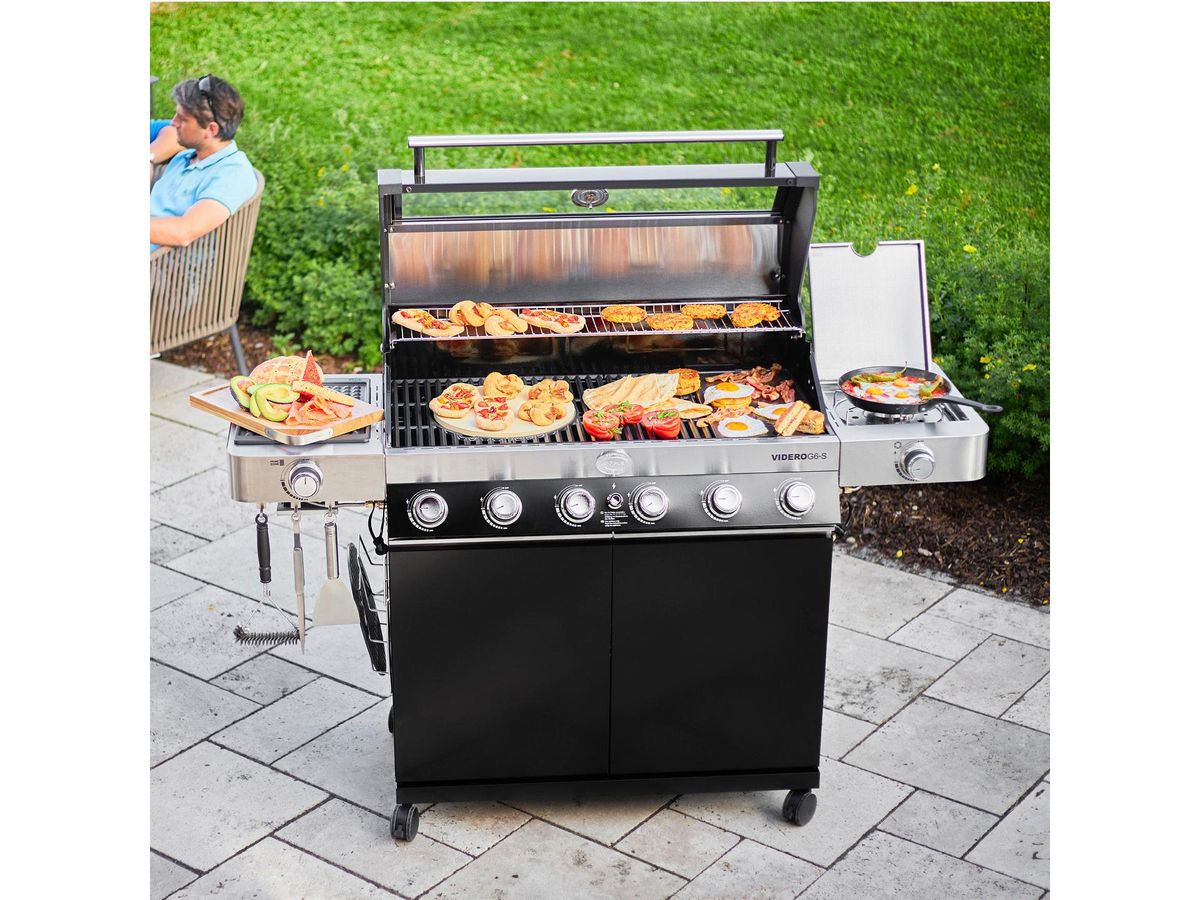 Gassgrill 27500 Watt - Videro G6-S - Vario+ Grillsystem