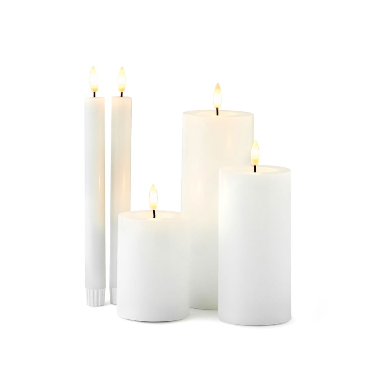 Stearinlys Elektriske Led-Lys i Pakke med 5 stk - Design Olsen Home