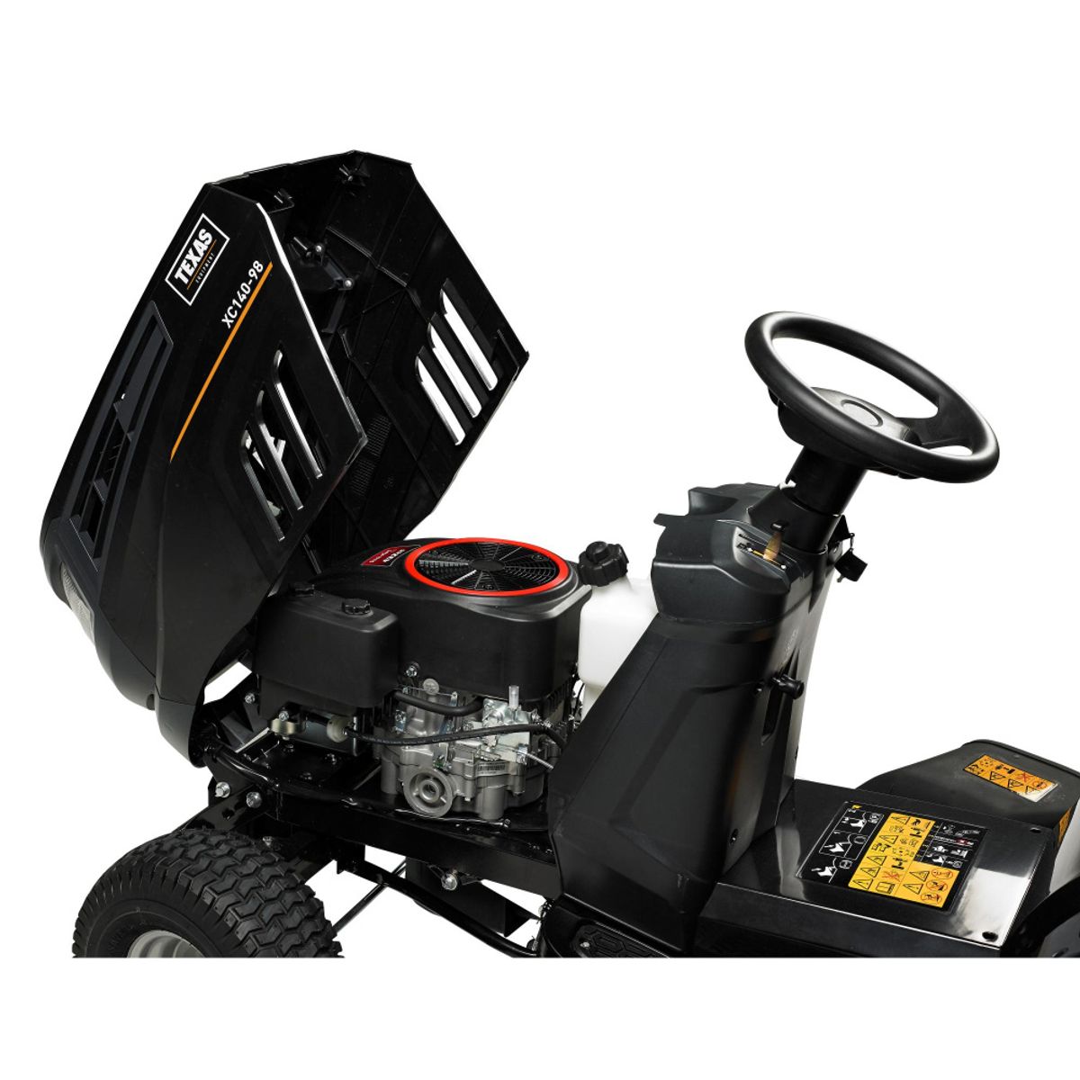 Texas plentraktor XC140-98H klippebredde 98 cm med bioklipp m/hydrostatisk gir 90063130