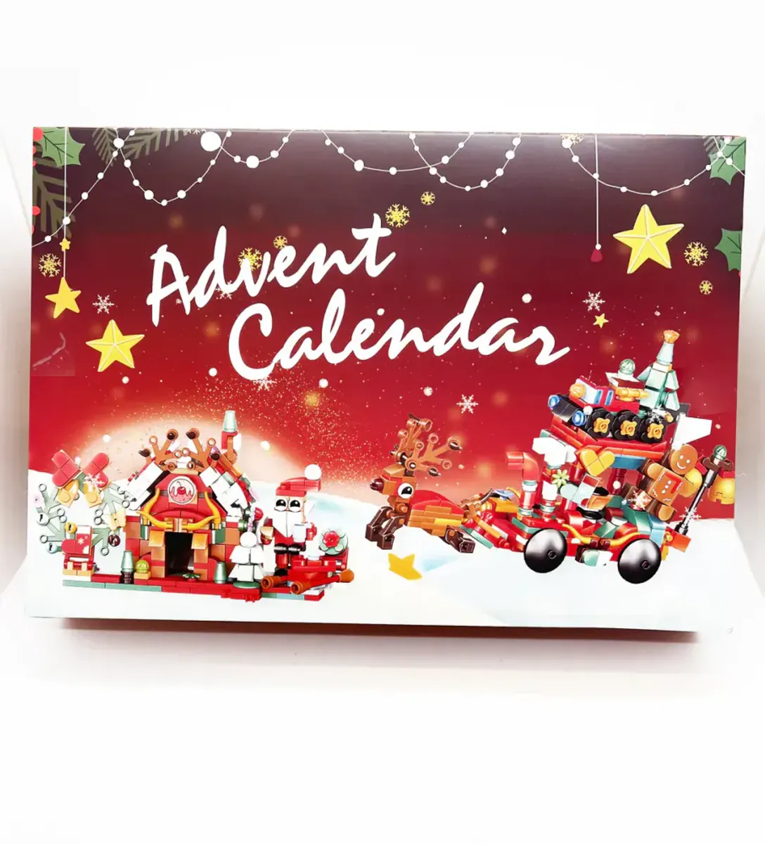 Adventskalender - Byggesett - Bygg 24 Julemotiver - Bestselger!