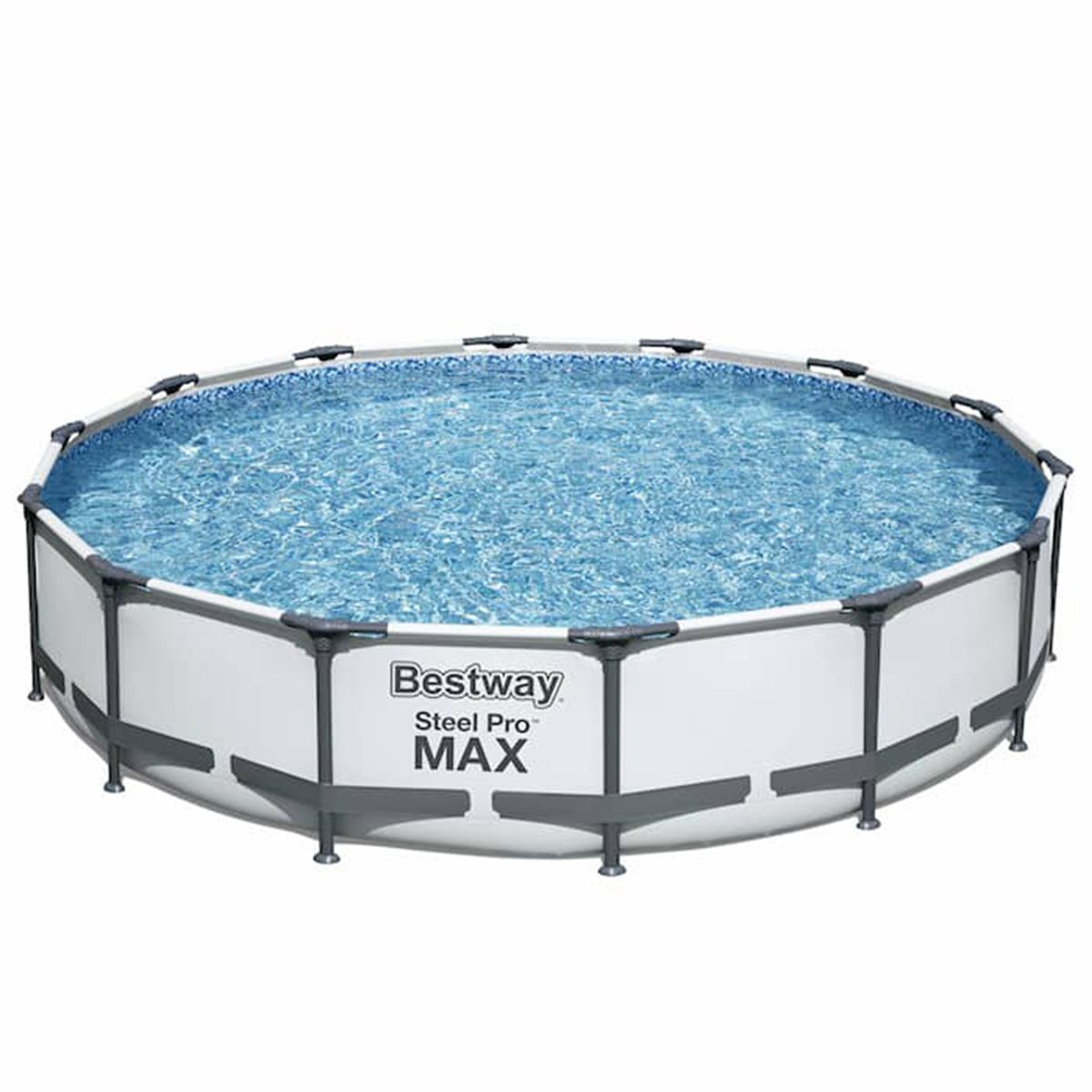 Badebasseng Bestway Steel Pro Sett - Komplett med Pumpe - 427 cm x 84 cm