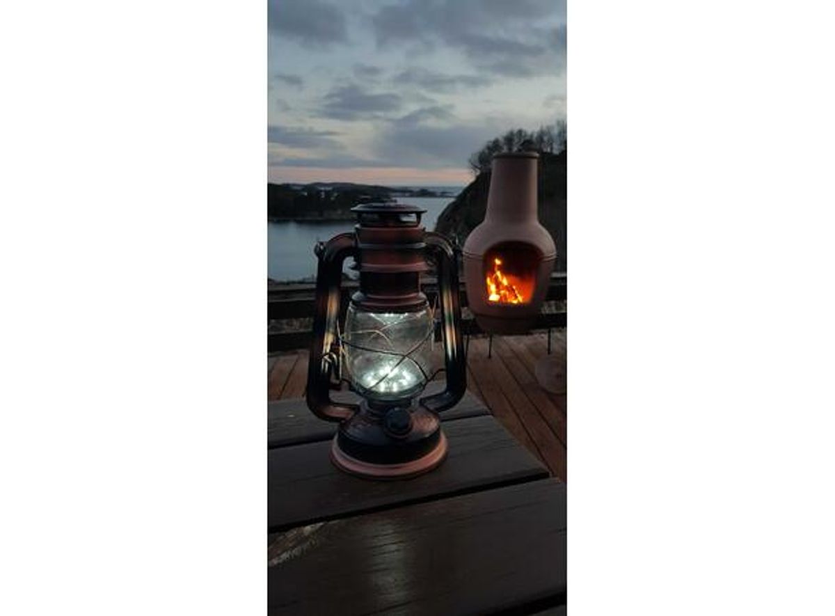 Fjøslykt Retro Antikk Utseende - LED
