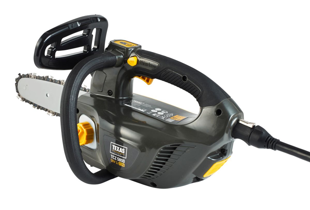 Texas motorsag batteri TCZ5800 58V u/bat og lader 90070046