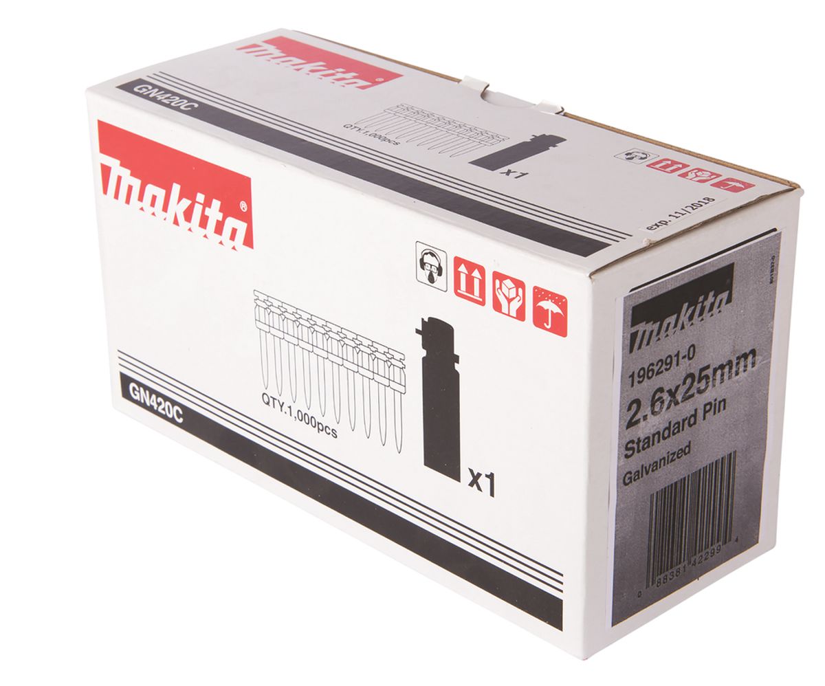 Makita Betongspiker Inkl. Gasspatron 2,6x25 mm 1000 stk. 196291-0
