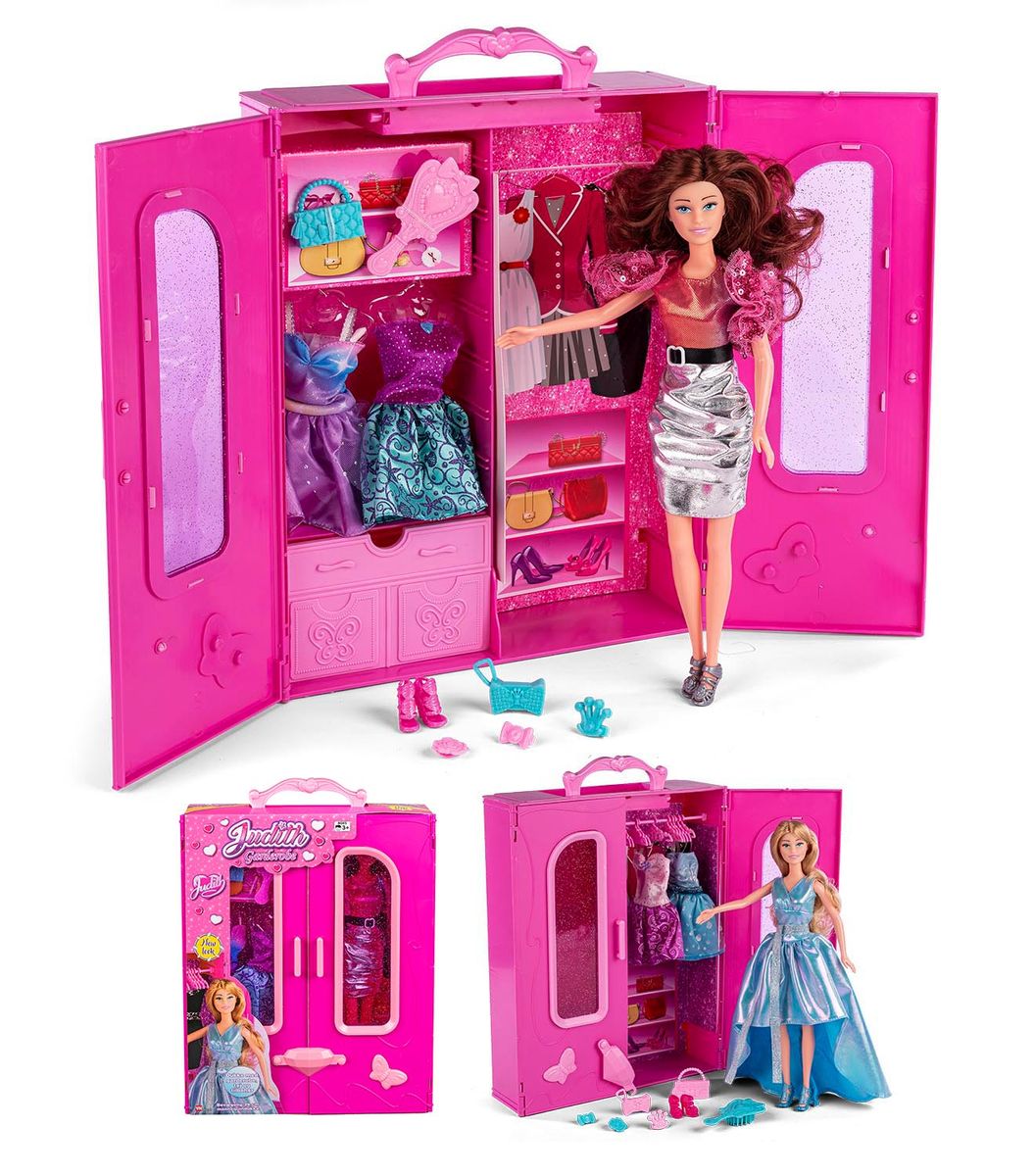 Judith Garderobesett med Dukke og masse tilbehør