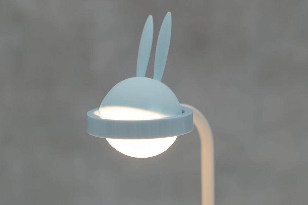 Touch Light Rabbit - Oppladbar LED Lampe - Velg farge