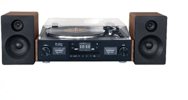 Retro Stereo med Platespiller, CD, DAB+Radio, og Bluetooth - Soundmaster EliteLine
