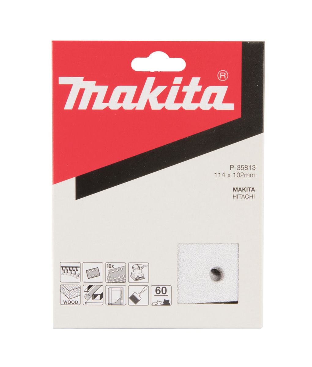 Makita Slipepapir 114x102 mm K60 10 stk. P-35813