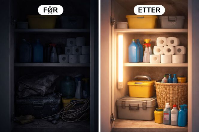 Hovedbilde LED Line Belysning  - Lys for Skap og mørke ...