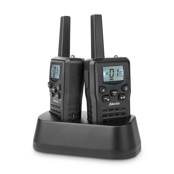 Hovedbilde Walkie-Talkie - 2 håndsett - Opptil til 10 km - 8 ...