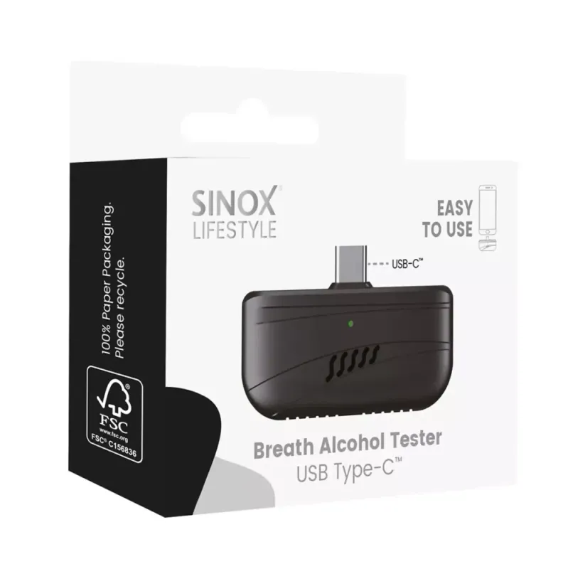 Alkoholtester For Mobiltelefon Med USB-C